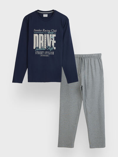 PIJAMA DRIVE AZUL MARINO