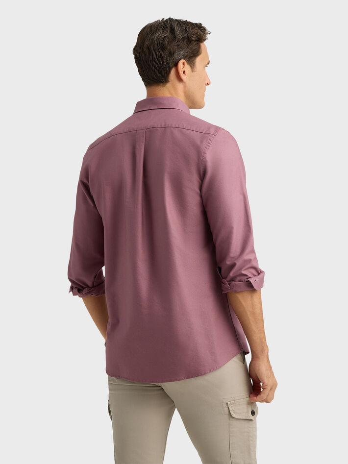 CAMISA OXFORD DARK ROSA