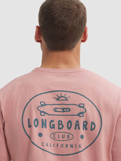 CAMISETA LONGBOARD ROSA