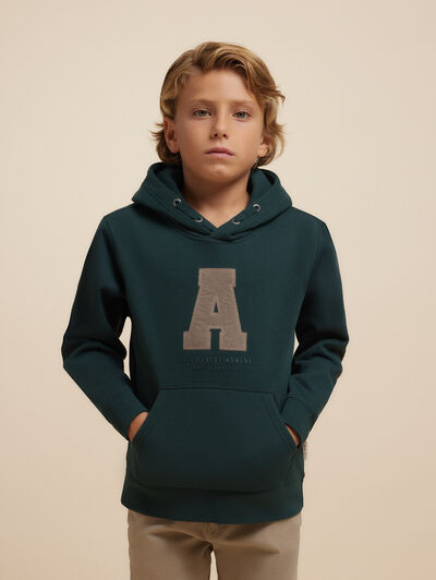 SUDADERA MOMENT KIDS VERDE