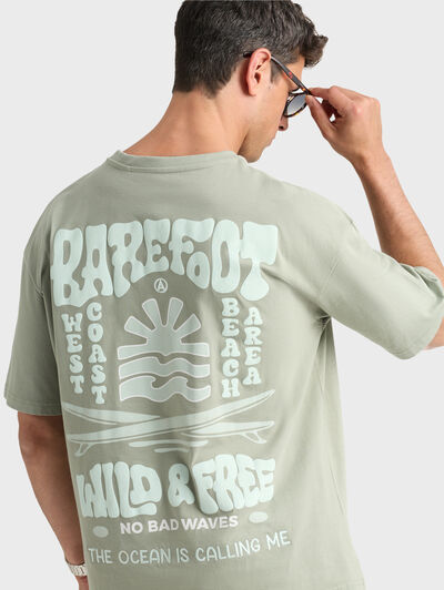 CAMISETA BAREFOOT VERDE