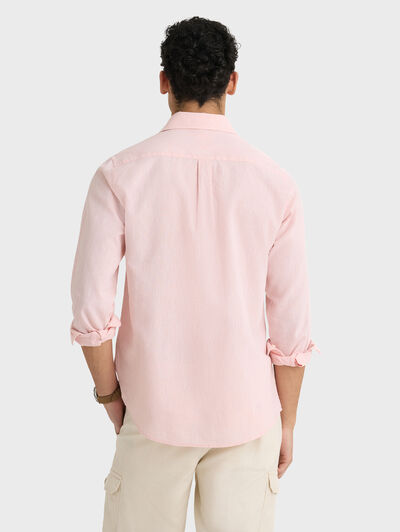 CAMISA LINO ALEX SALM&Oacute;N