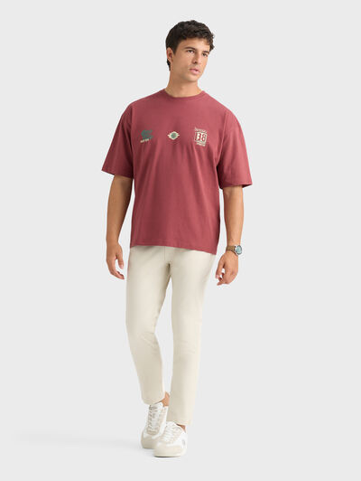 CAMISETA BRAVE BURDEOS