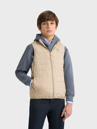 CHALECO VITO KIDS BEIGE