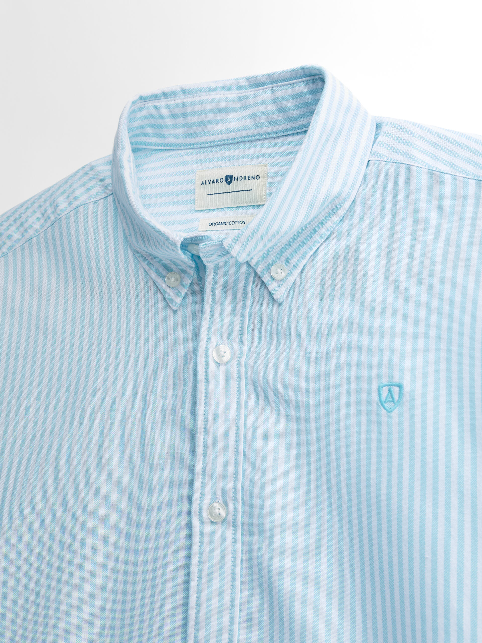 CAMISA OXFORD NEW BASIC VERDE AGUA
