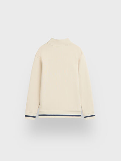SUDADERA CHAMPS KIDS BEIGE