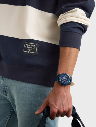 SUDADERA NAUTICA AZUL MARINO