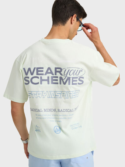 CAMISETA SCHEMES VERDE