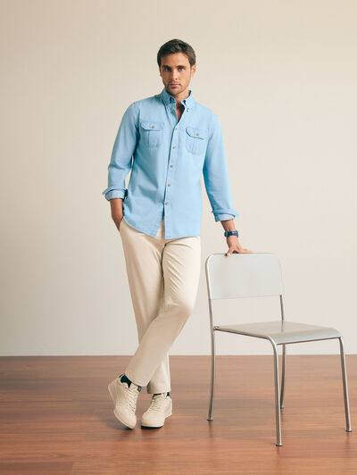 CAMISA DENIM BOLSILLOS