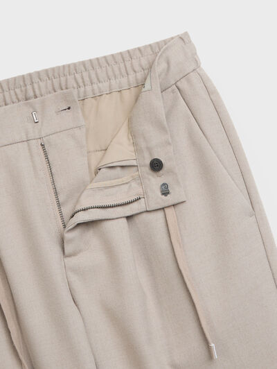 PANTALON FRANELA BEIGE