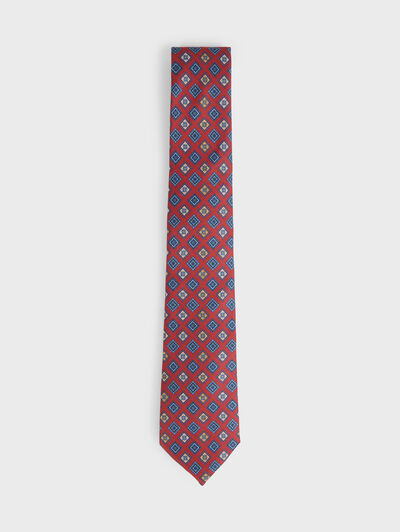 CORBATA PRINTED ROJO