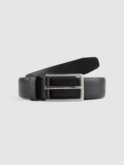 CINTURON VESTIR LEATHER NEGRO