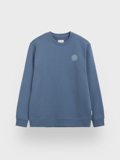 SUDADERA WAVE AZUL