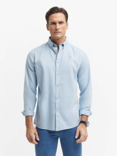 CAMISA PANAMA DYE CELESTE