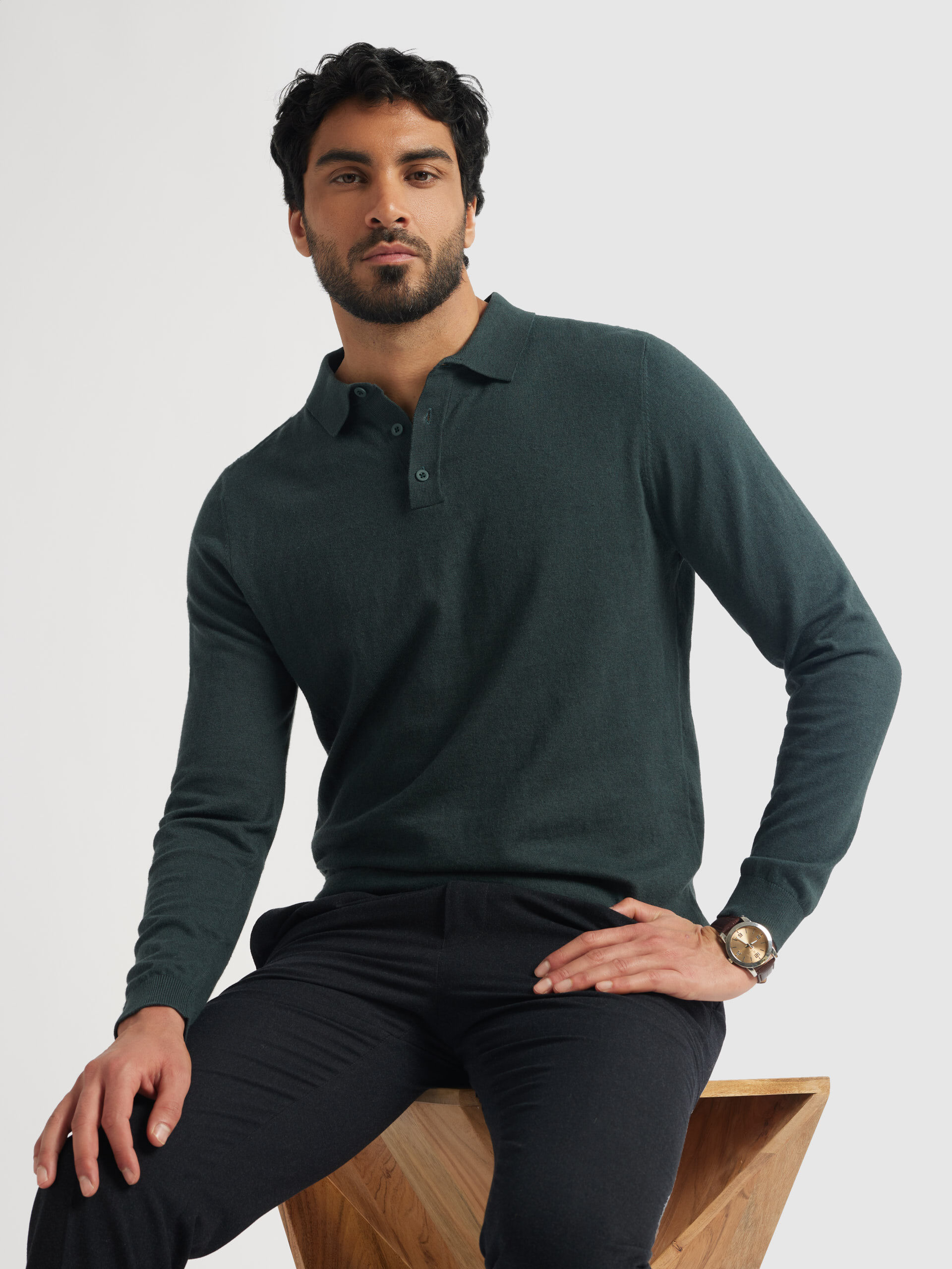 JERSEY POLO VERDE