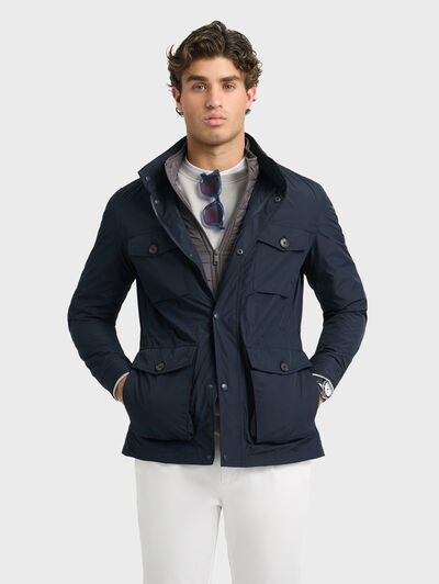 CORTAVIENTOS LEO AZUL MARINO