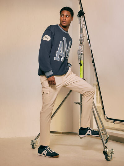 SUDADERA START AZUL MARINO