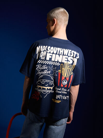 CAMISETA HAPPINESS AZUL MARINO