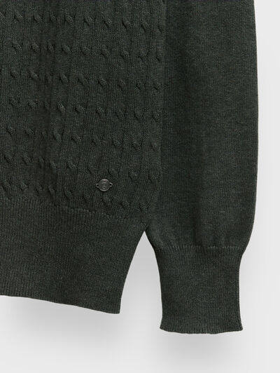 CARDIGAN OCHOS VERDE