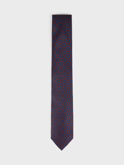 CORBATA PRINTED BURDEOS