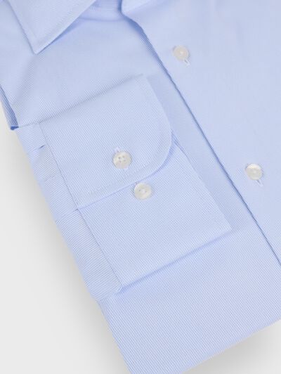 CAMISA ROMA DIAGONAL CELESTE