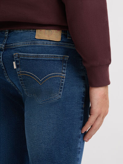 DENIM LUCKY SLIM AZUL MARINO