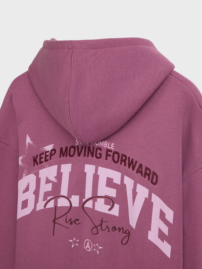SUDADERA BELIEVE VIOLETA