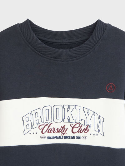 SUDADERA CLUB KIDS AZUL MARINO