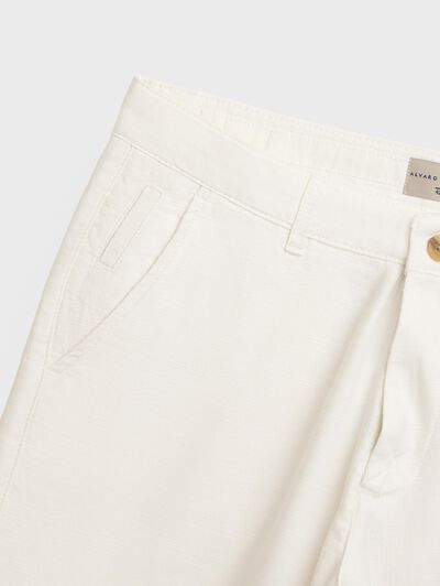 BERMUDA TINTADA CRUDO