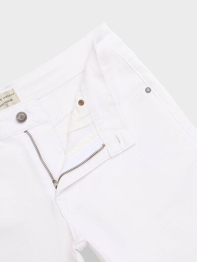 BERMUDA DENIM 5P BLANCO