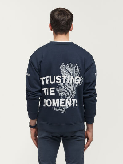 SUDADERA DUTY AZUL MARINO