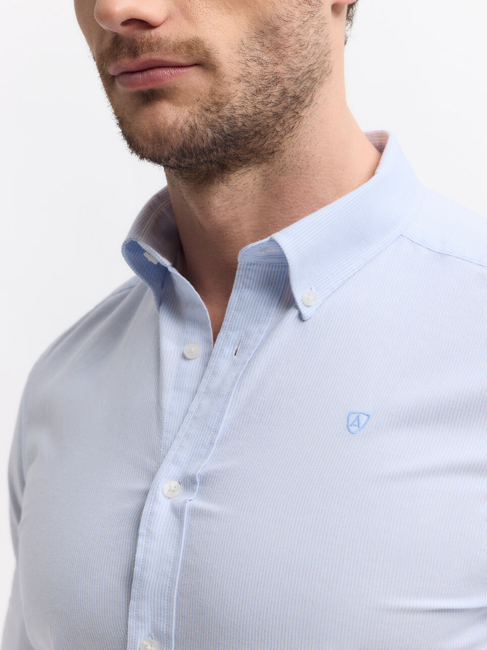 CAMISA OXFORD MIL RAYAS