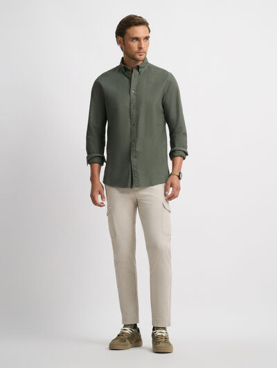 CAMISA OXFORD DYE VERDE