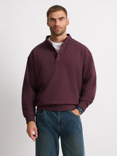 SUDADERA BRAX BURDEOS