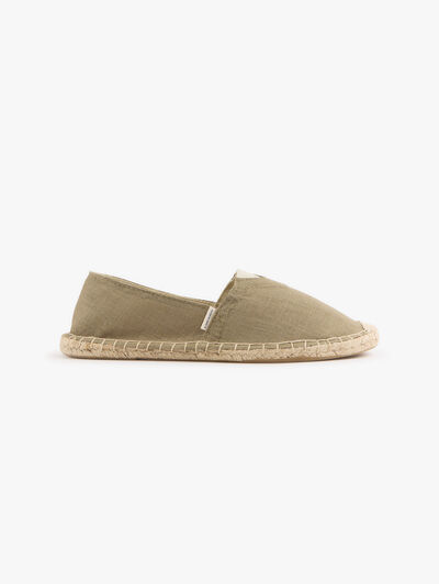 ESPADRILLES COTTON SLUB VERDE