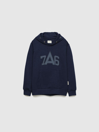 SUDADERA DARREL KIDS AZUL MARINO