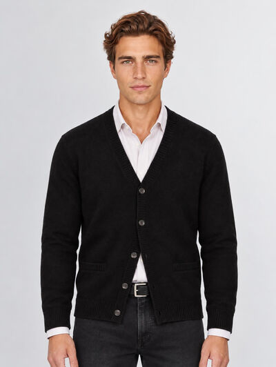 CARDIGAN MULLER NEGRO