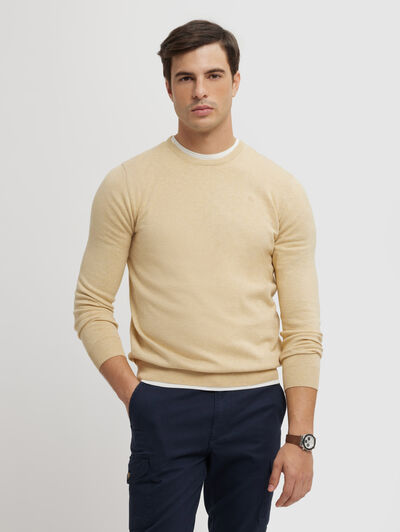 JERSEY ROUND NECK AMARILLO