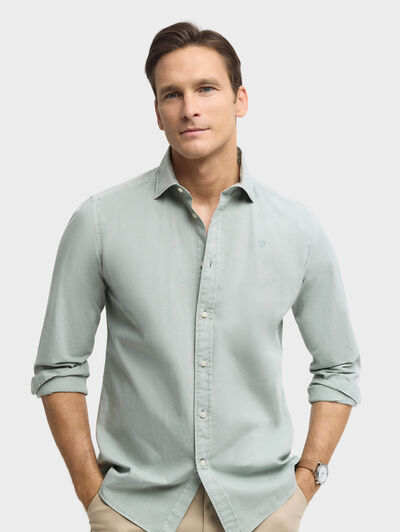 CAMISA POPELIN VERDE