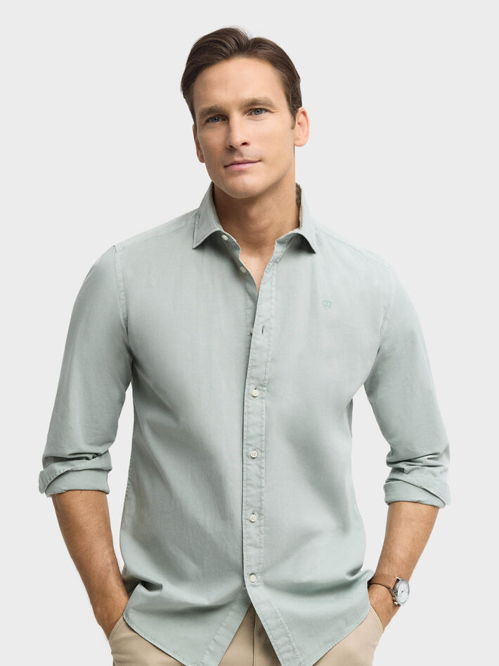 CAMISA POPELIN VERDE