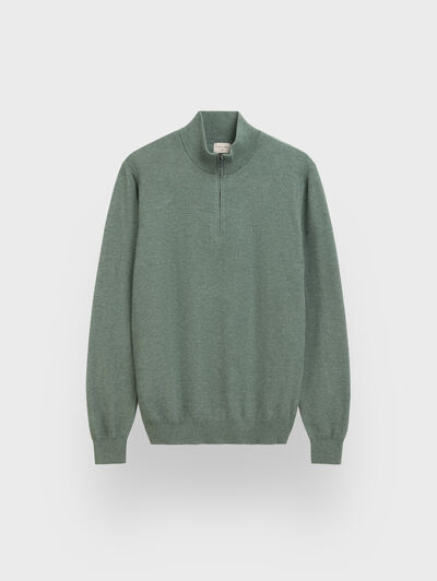 JERSEY CREMALLERA VERDE