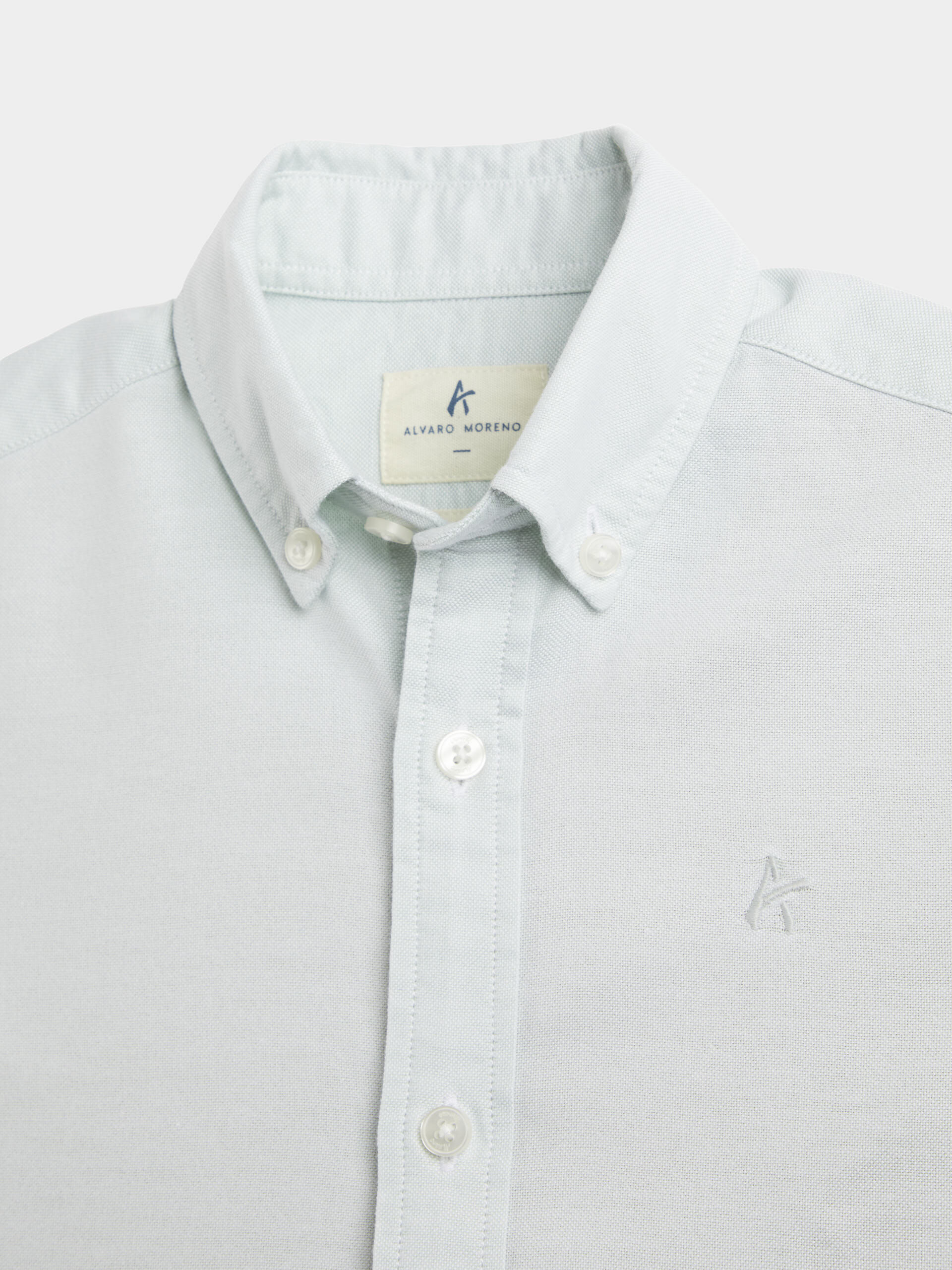 CAMISA OXFORD SOLID KIDS VERDE