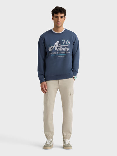 SUDADERA AFFINITY AZUL