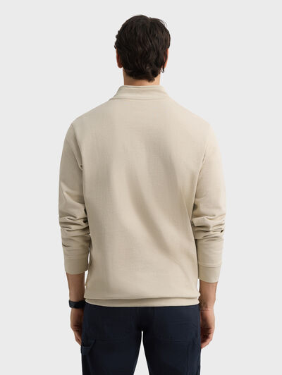 SUDADERA SIMPLY BEIGE