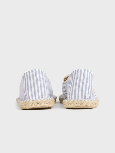 ESPADRILLES OXFORD STRIPES AZUL MARINO