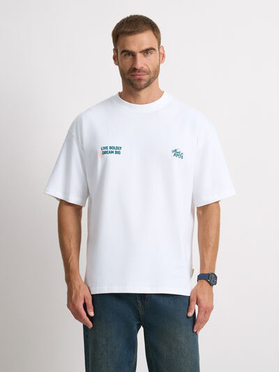 CAMISETA LIVE BLANCO