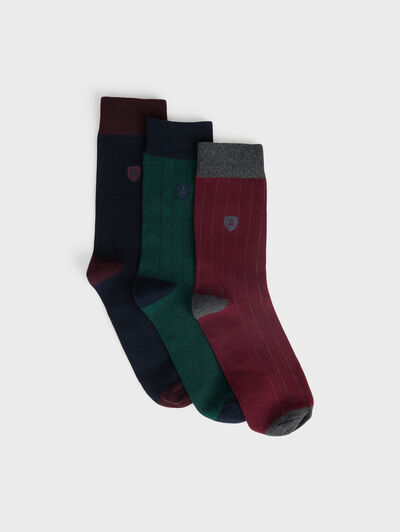 CALCETINES CANALE BICOLOR KIDS AZUL MARINO