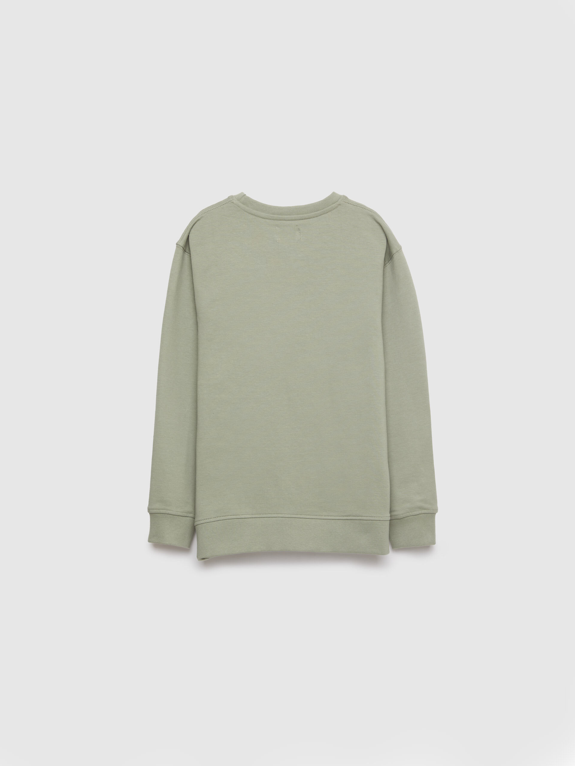 Sudadera basica verde store
