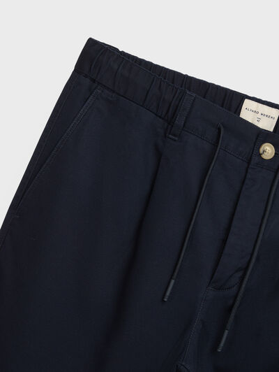 PANTALON LINO AZUL MARINO