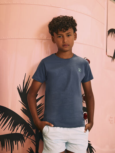 CAMISETA SLOW KIDS AZUL